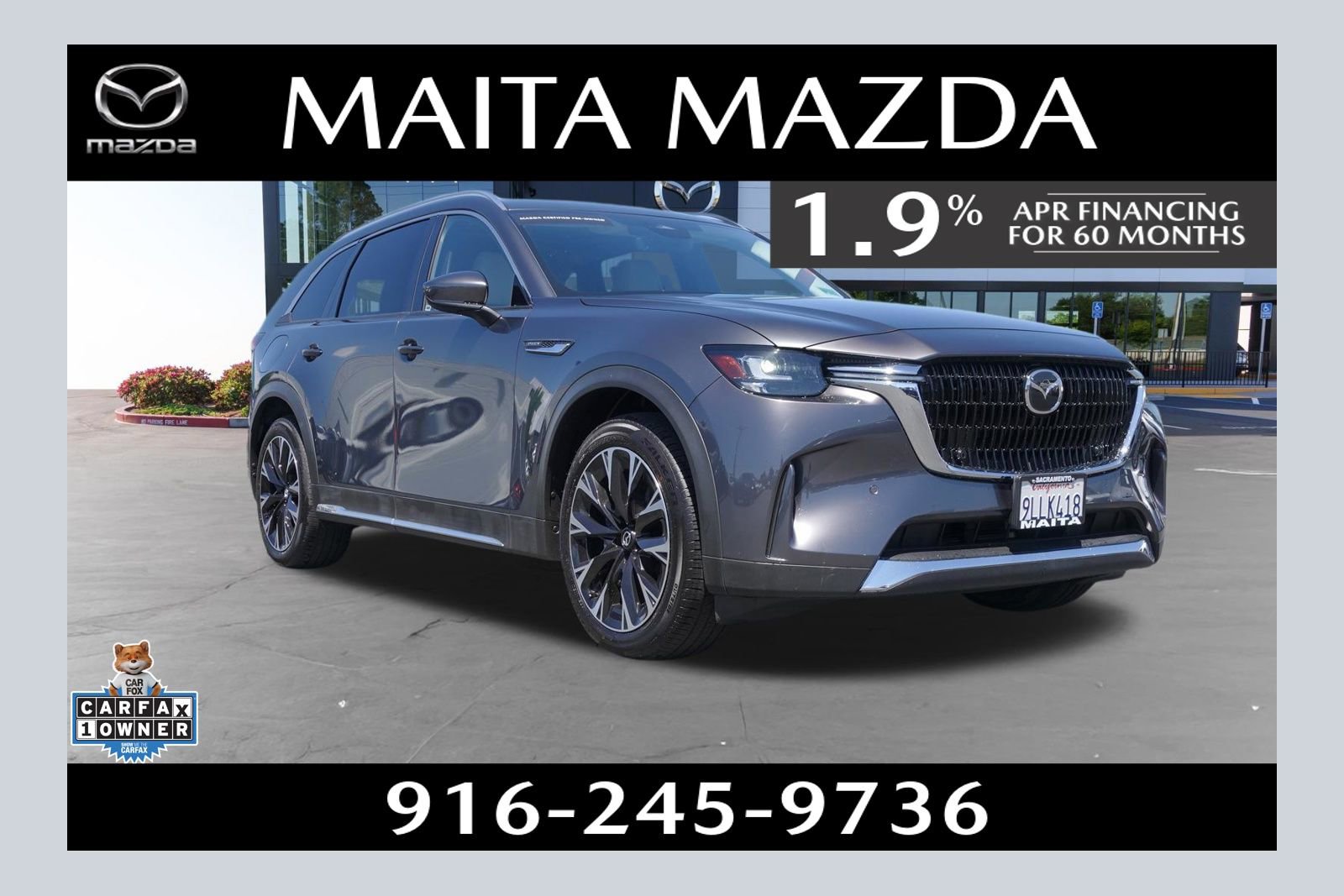 Certified 2024 MAZDA CX-90 Plug-In Hybrid w/ Premium Pkg AWD/4WD image 1