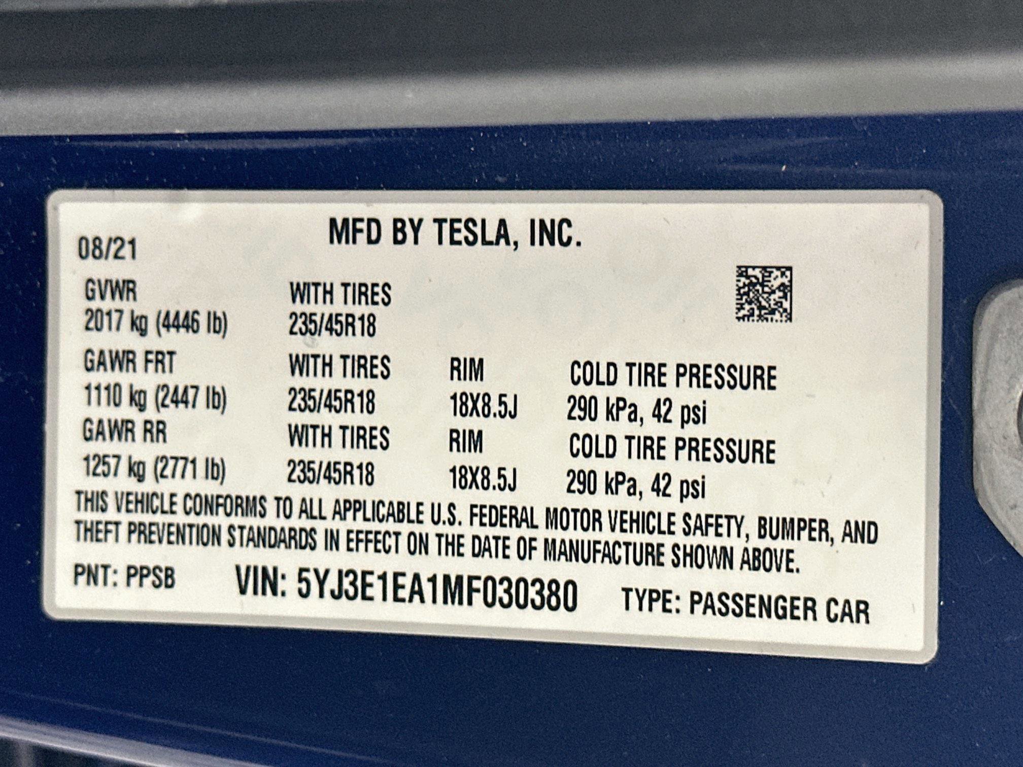 Used 2021 Tesla Model 3 Standard Range Plus RWD image 12