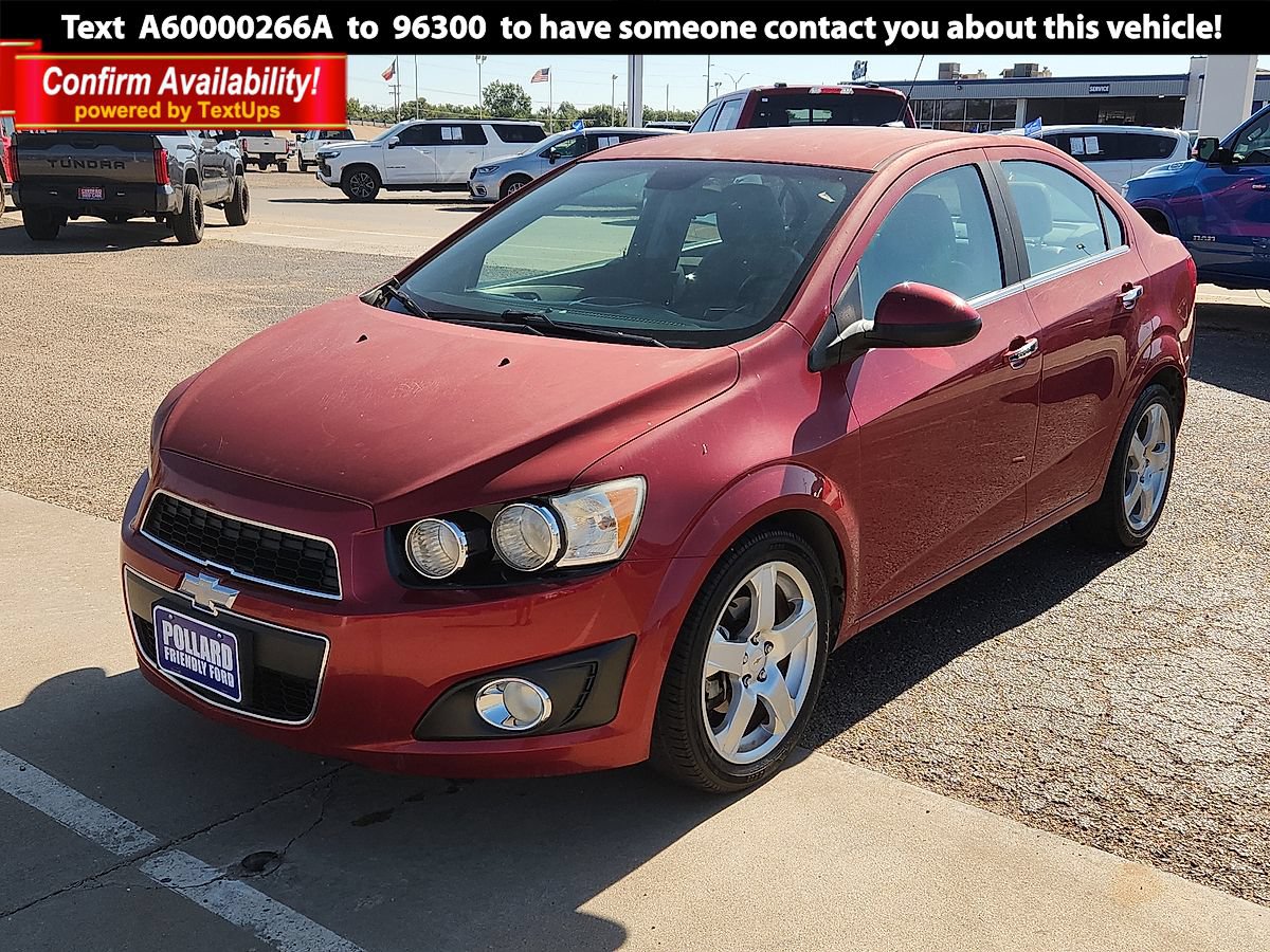 Used 2012 Chevrolet Sonic LTZ FWD image 1