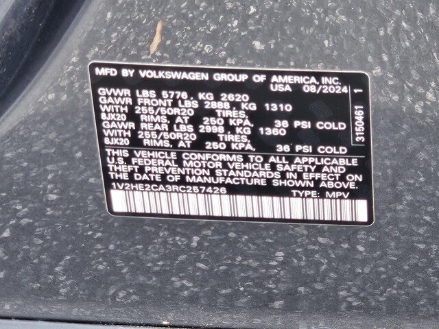 Certified 2024 Volkswagen Atlas Cross Sport SE AWD/4WD image 28