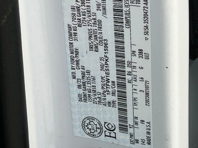 Used 2023 Ford F150 XLT w/ Equipment Group 302A High image 35