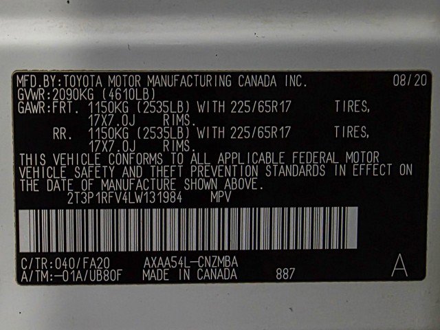Used 2020 Toyota RAV4 XLE w/ Convenience Package AWD/4WD image 42
