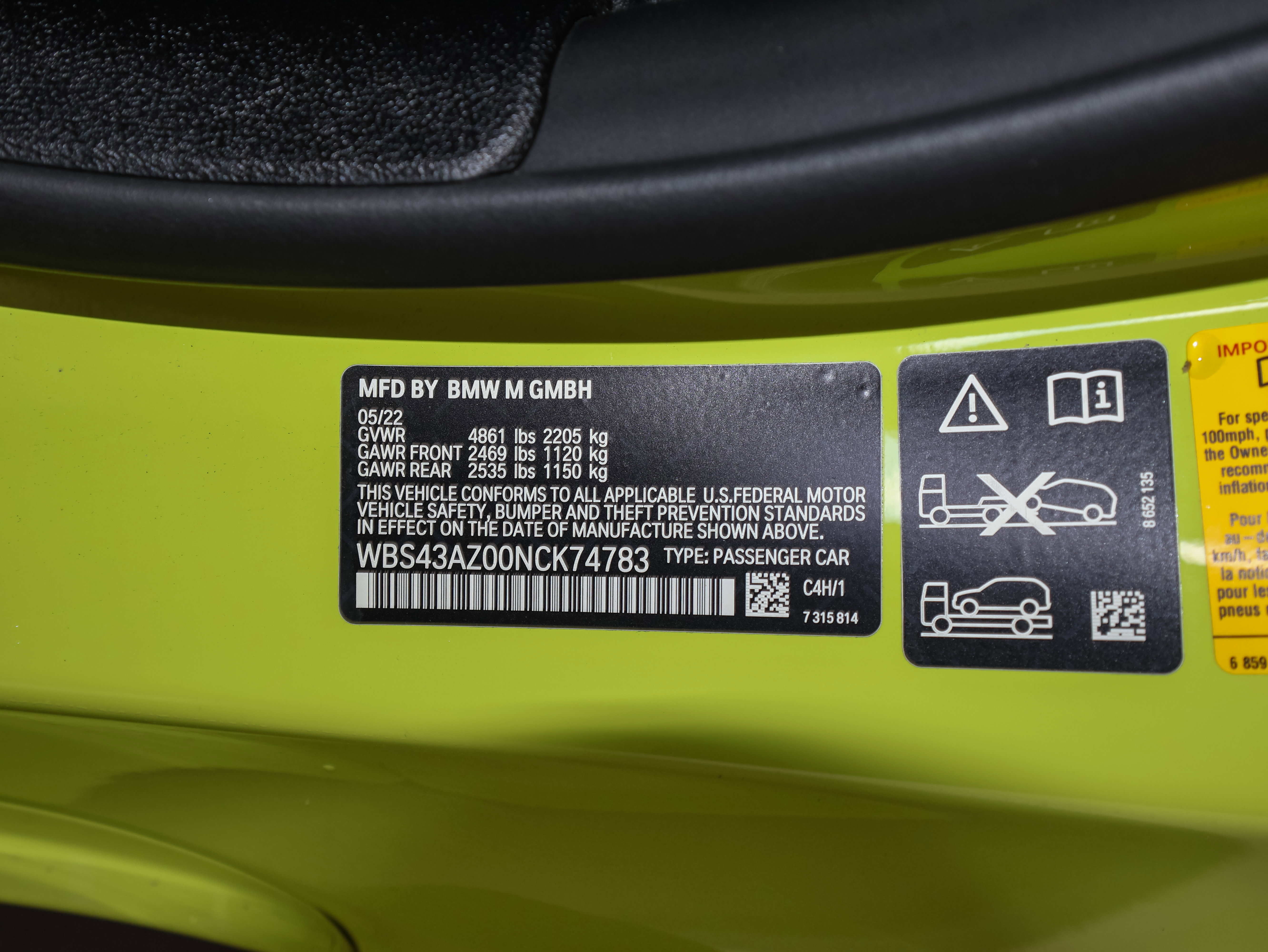 Used 2022 BMW M4 xDrive Competition w/ Executive Package AWD/4WD image 58