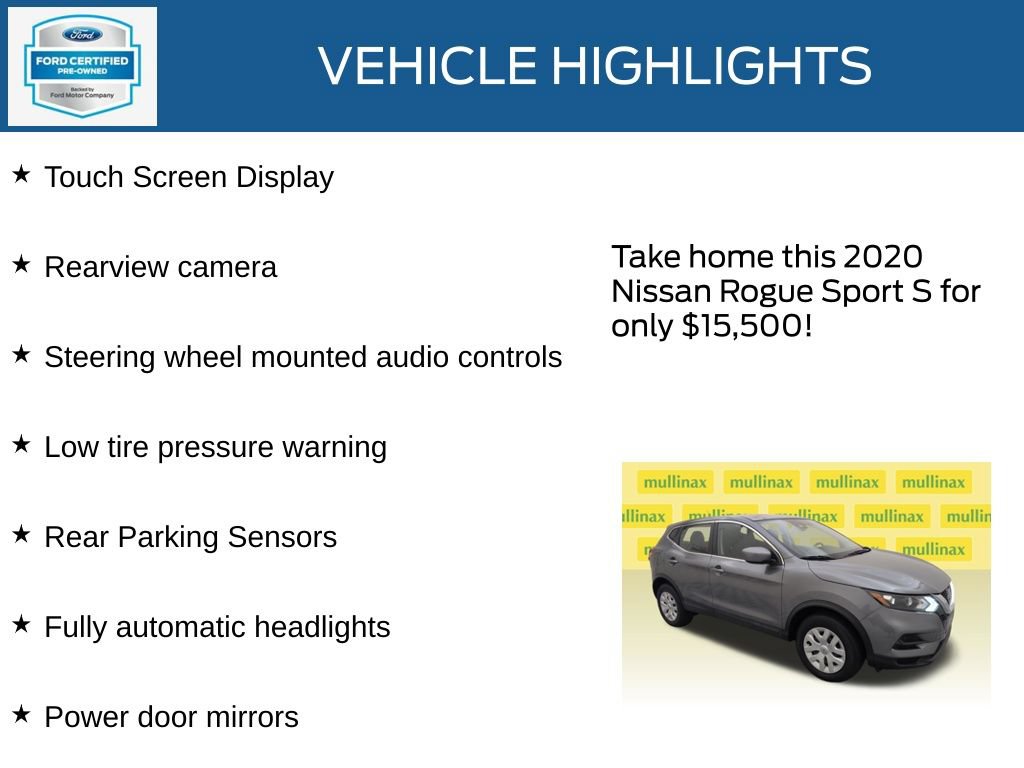 Used 2020 Nissan Rogue Sport S FWD image 23