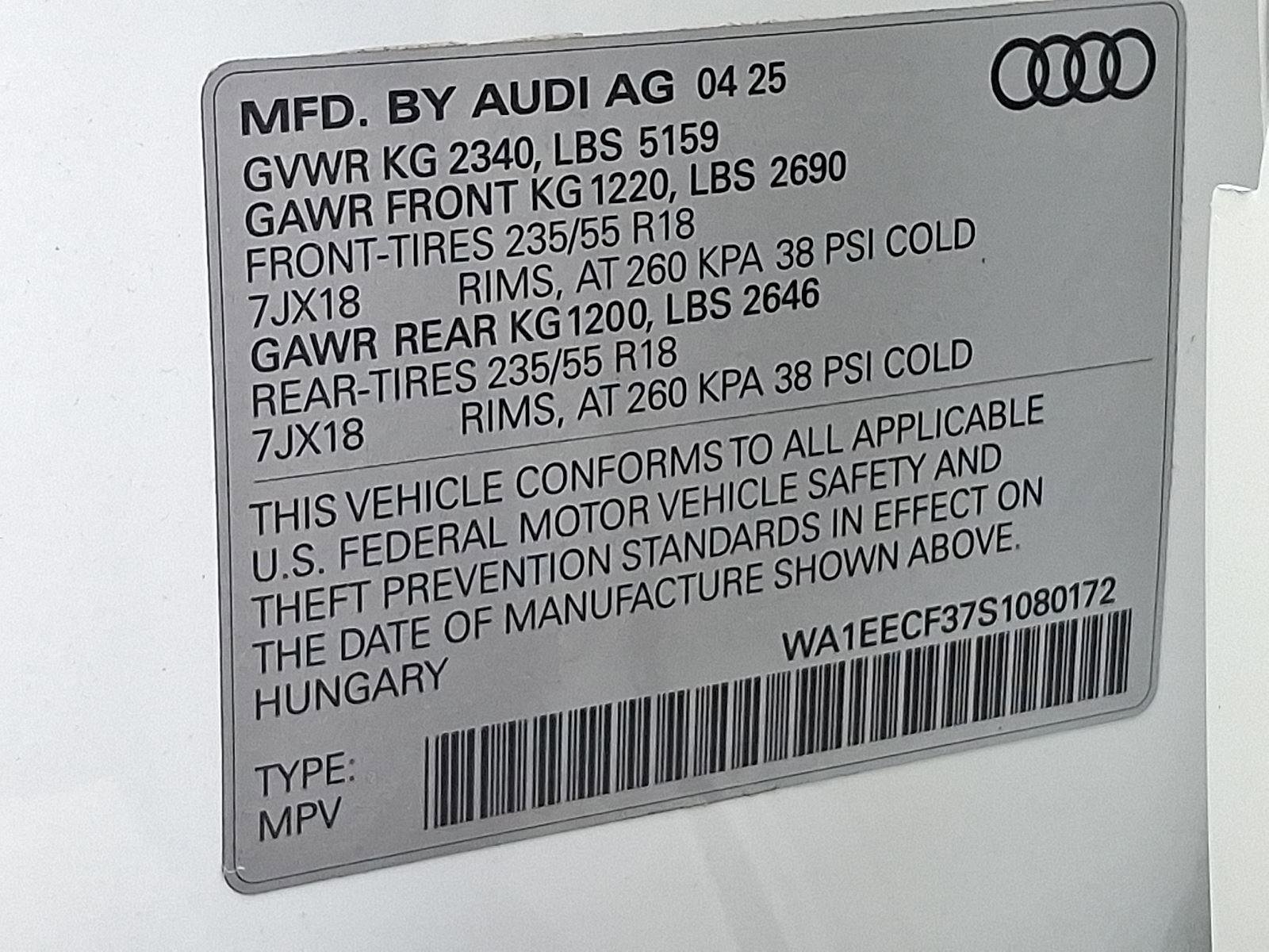 Used 2025 Audi Q3 2.0T Premium Plus w/ Premium Plus Package image 27