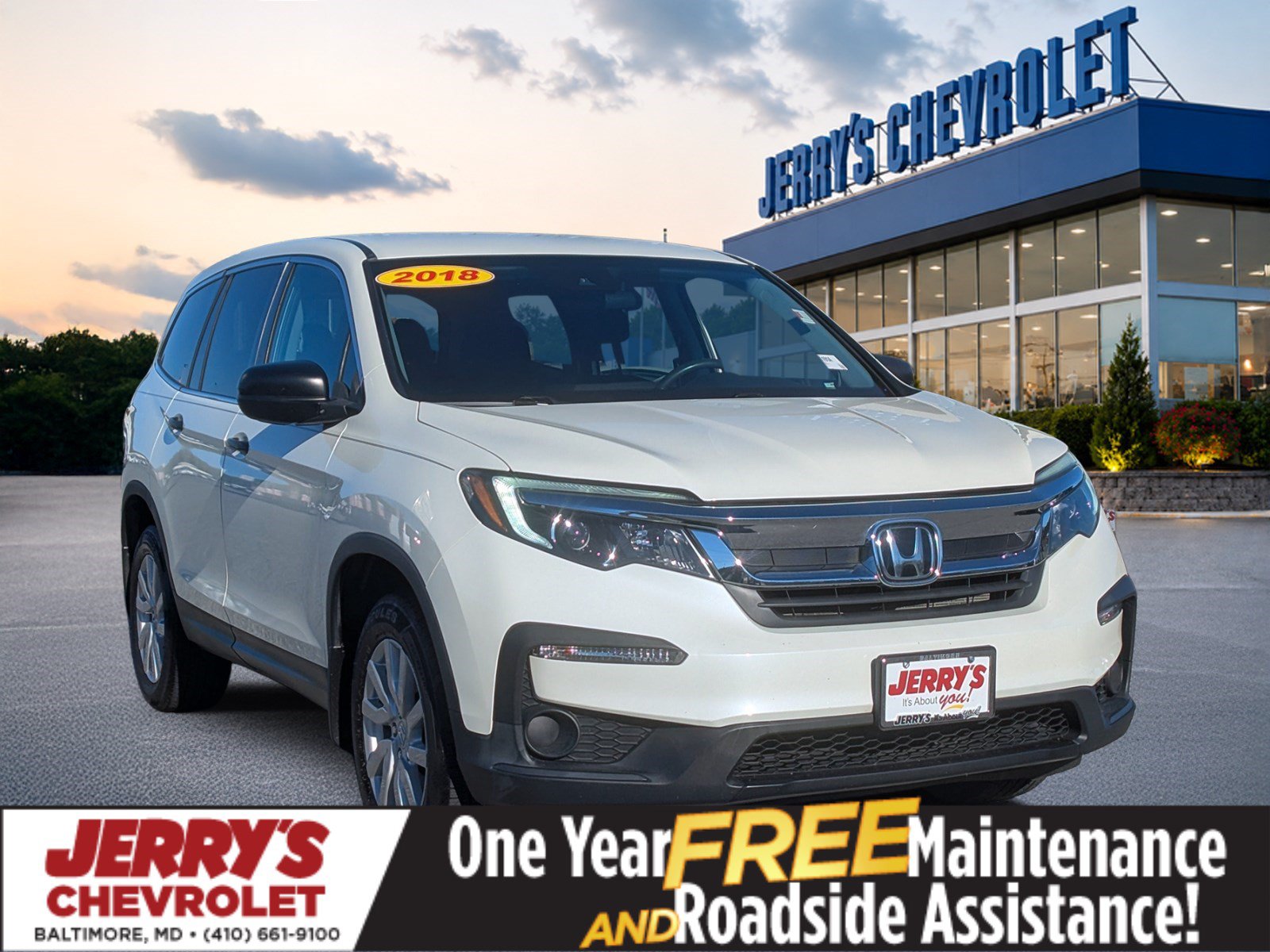 Used 2019 Honda Pilot LX image 1