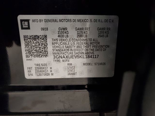Used 2019 Chevrolet Equinox LT w/ Sun & Navigation Package AWD/4WD image 31