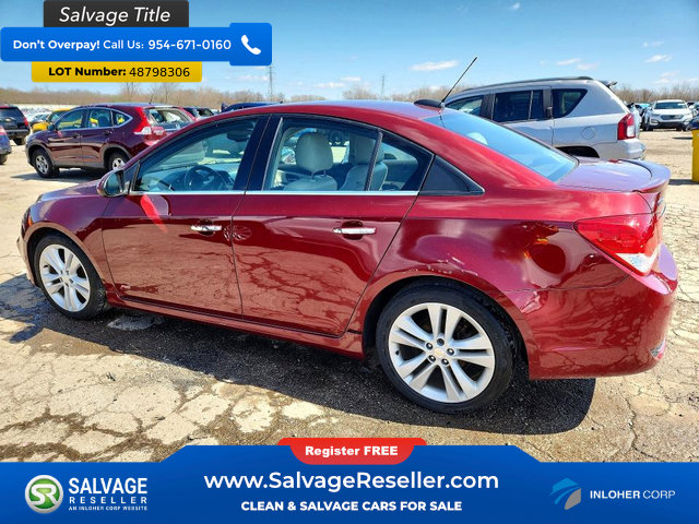 Used 2015 Chevrolet Cruze LTZ w/ Sun, Sound and Sport Package image 3
