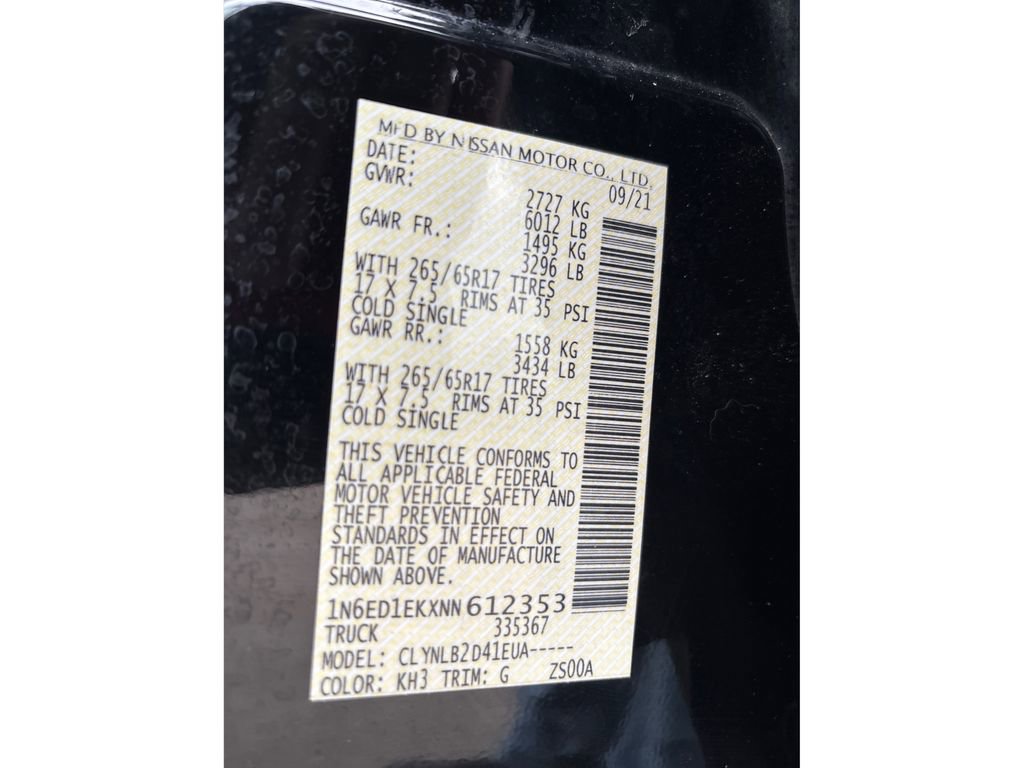 Used 2022 Nissan Frontier SV image 16