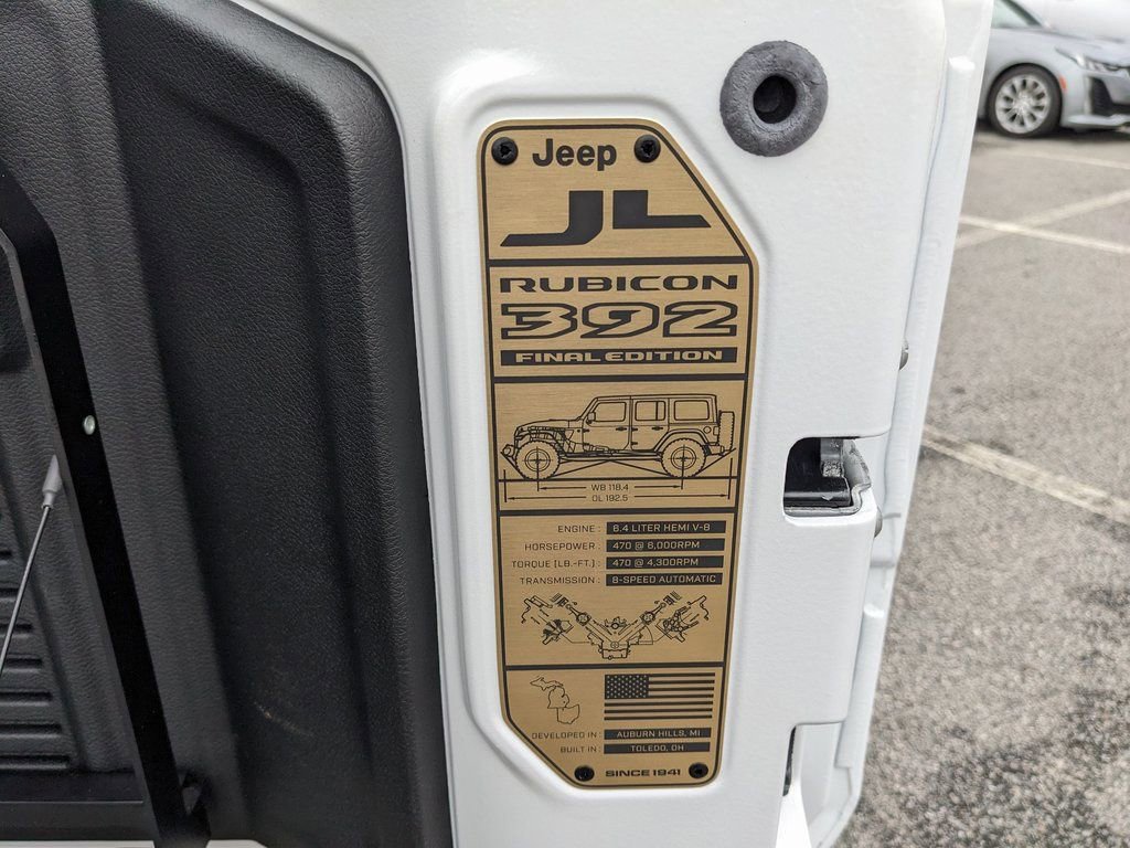 New 2025 Jeep Wrangler Unlimited Rubicon 392 image 46