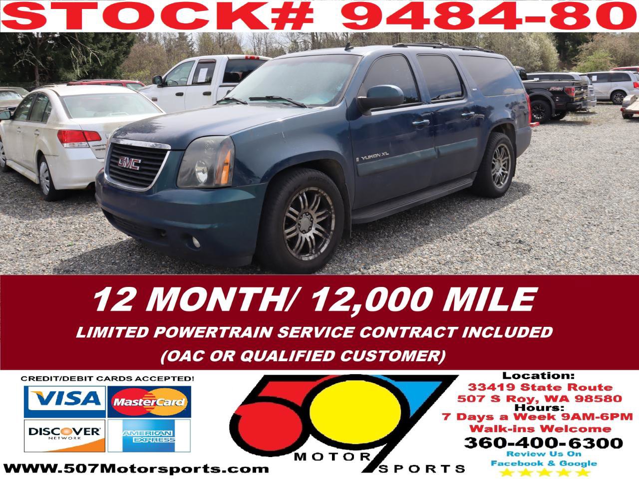 Used 2007 GMC Yukon XL SLT w/ SLT Preferred Equipment Group AWD/4WD image 2