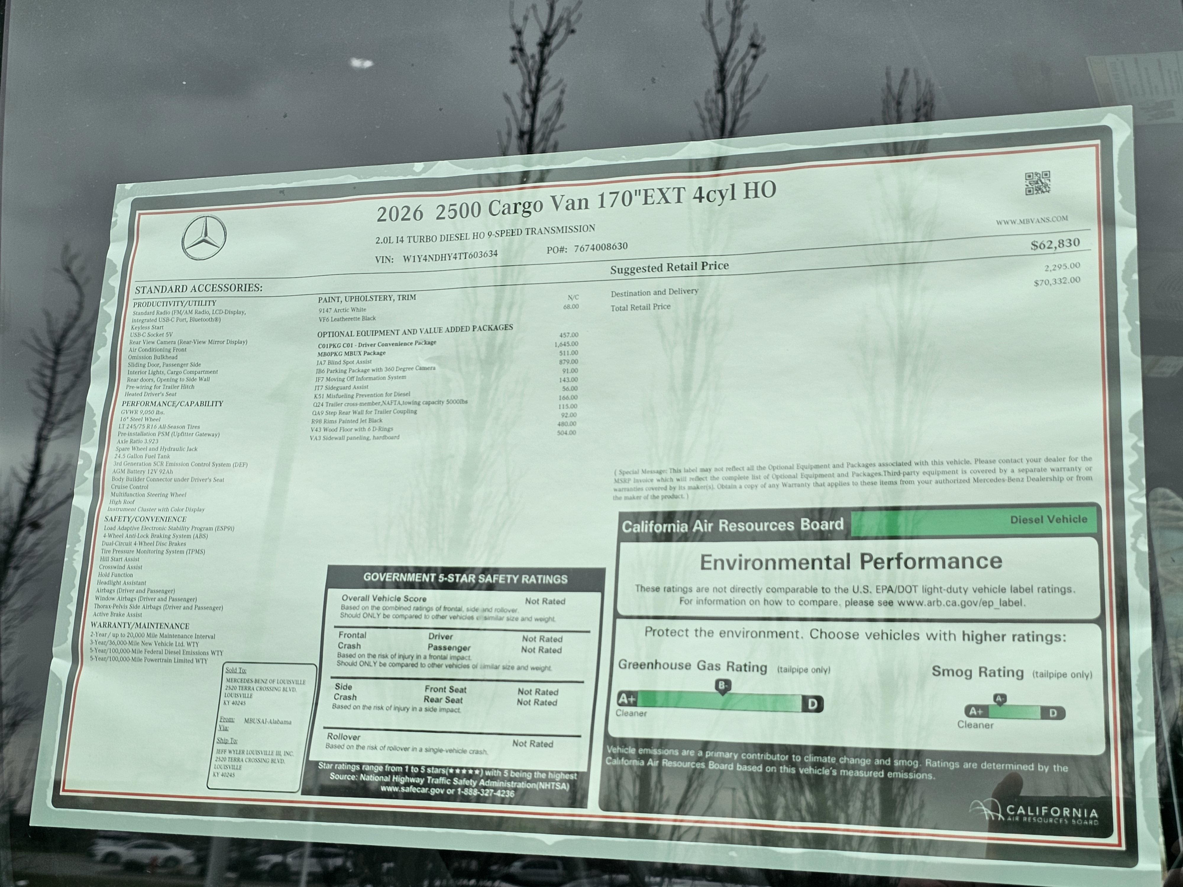 New 2026 Mercedes-Benz Sprinter 2500 image 39