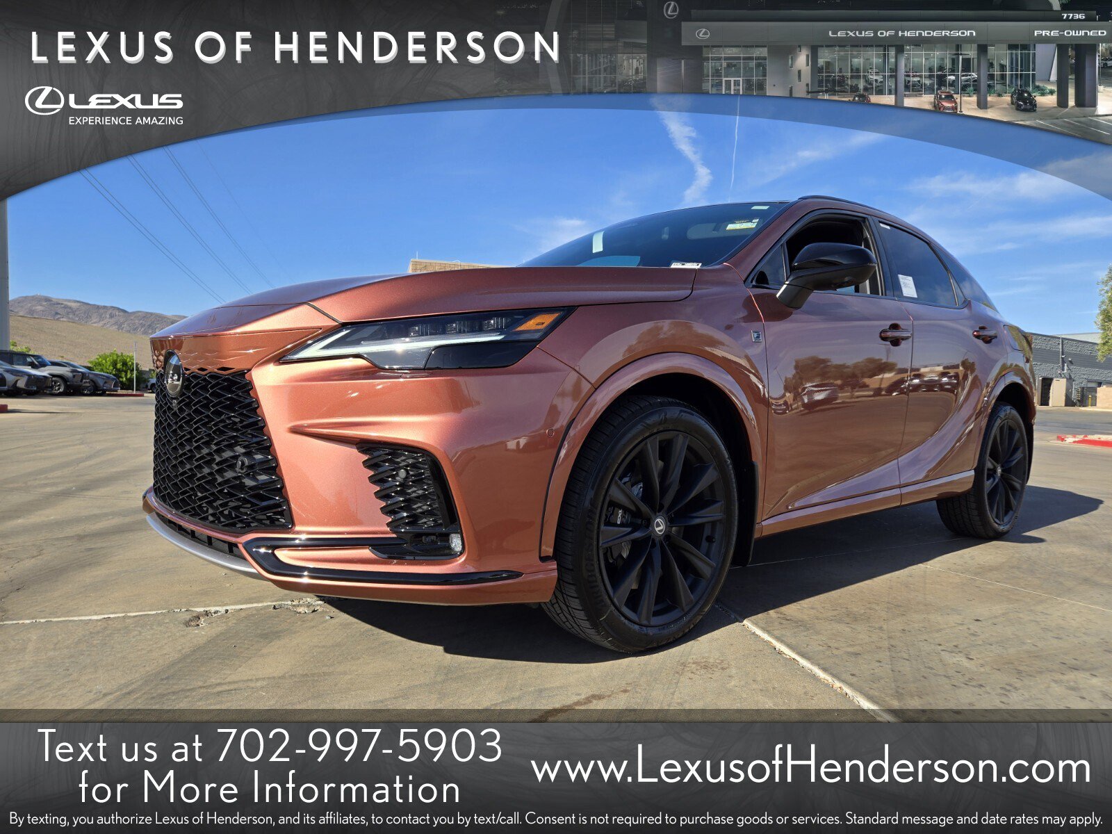 New 2026 Lexus RX 350 F Sport FWD image 1