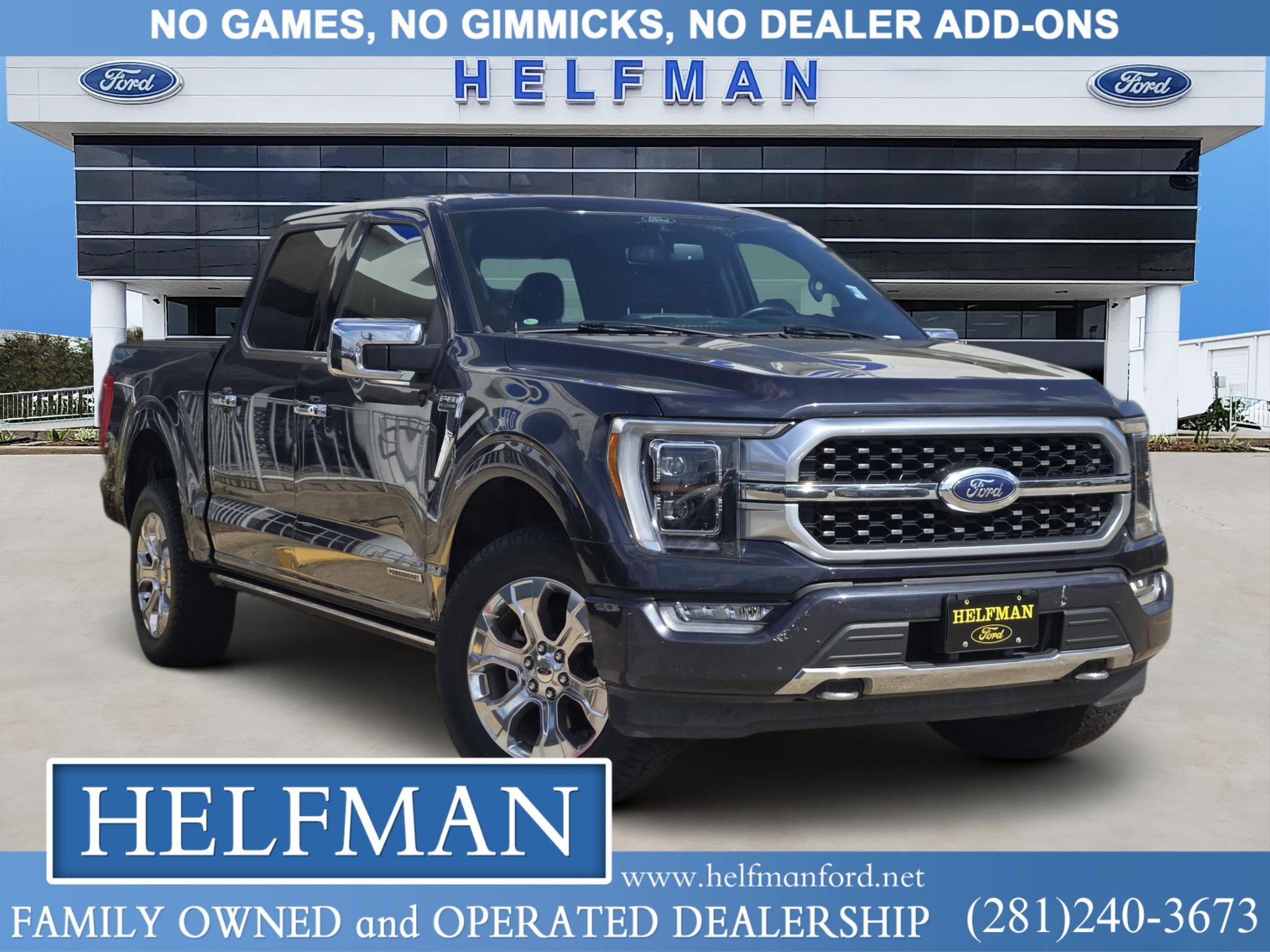 Certified 2021 Ford F150 Platinum image 1