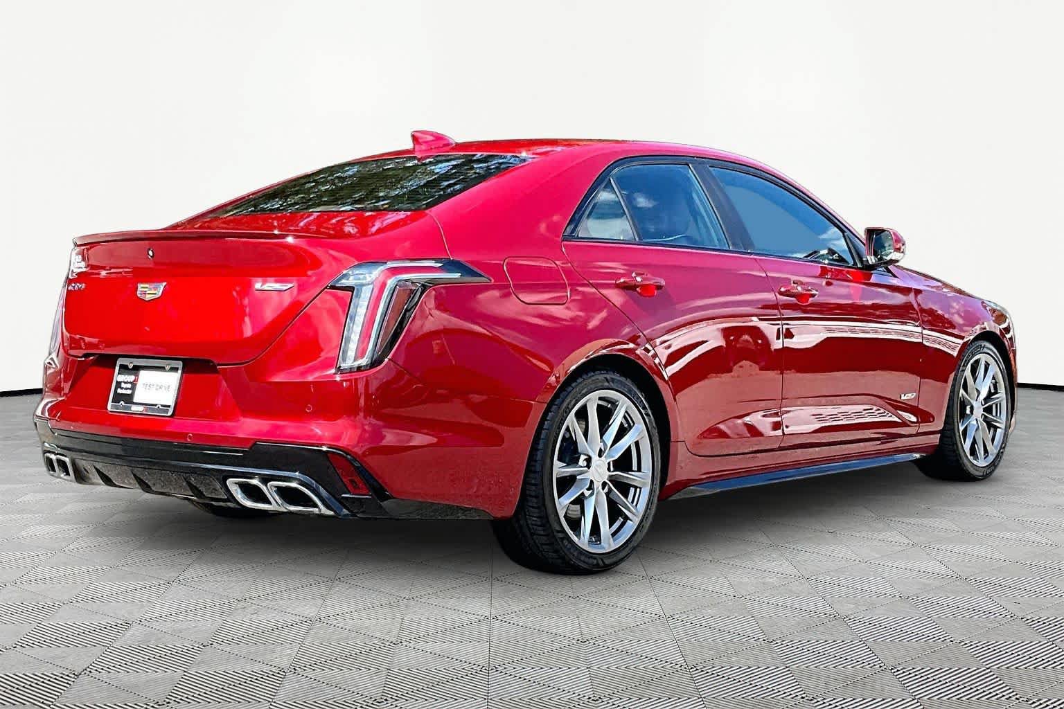Used 2022 Cadillac CT4 V w/ Technology Package RWD image 25