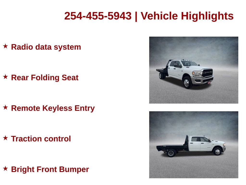 Used 2024 RAM 3500 SLT w/ Quick Order Package 2YG SLT image 19