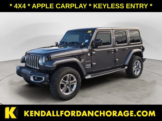 Used 2020 Jeep Wrangler Unlimited Sahara w/ Uconnect 4C Nav & Sound Group AWD/4WD video 1