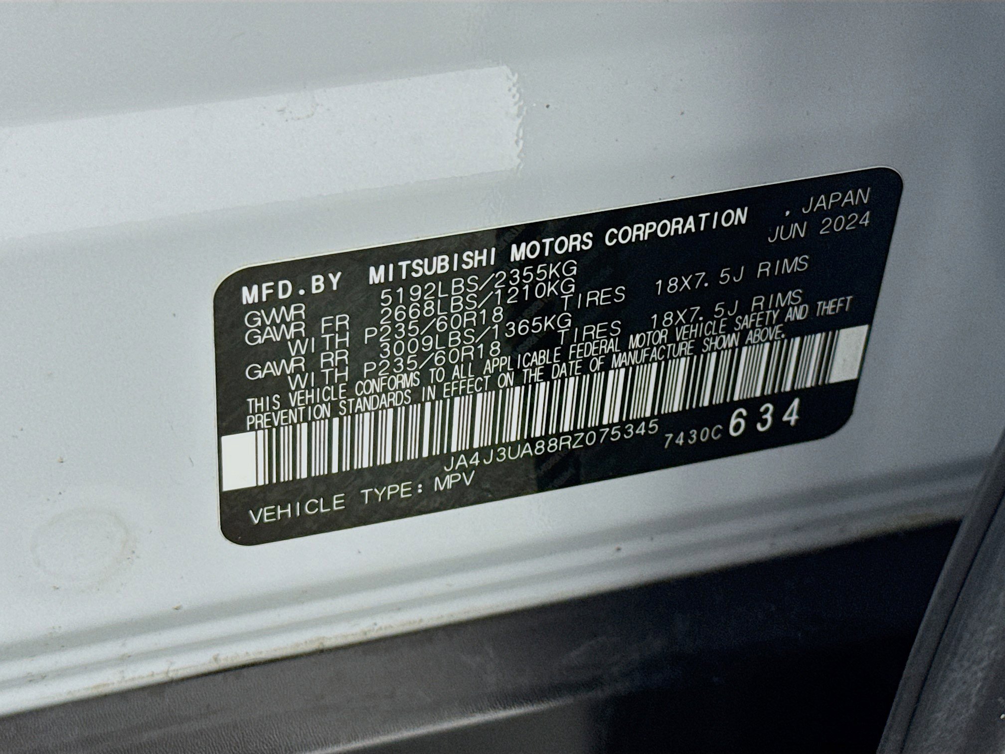 Used 2024 Mitsubishi Outlander ES image 58