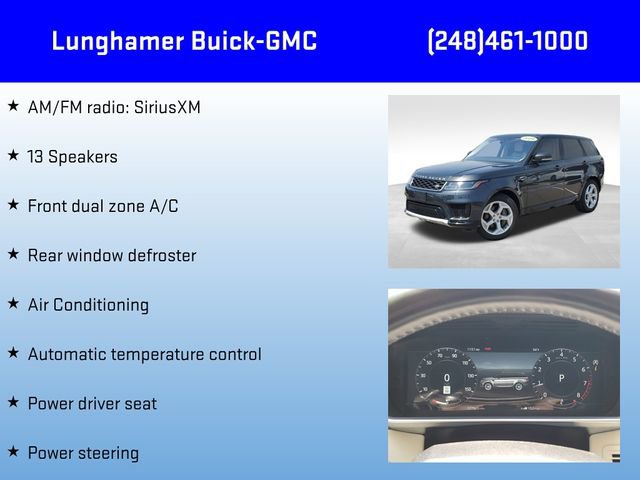Used 2019 Land Rover Range Rover Sport HSE AWD/4WD image 12