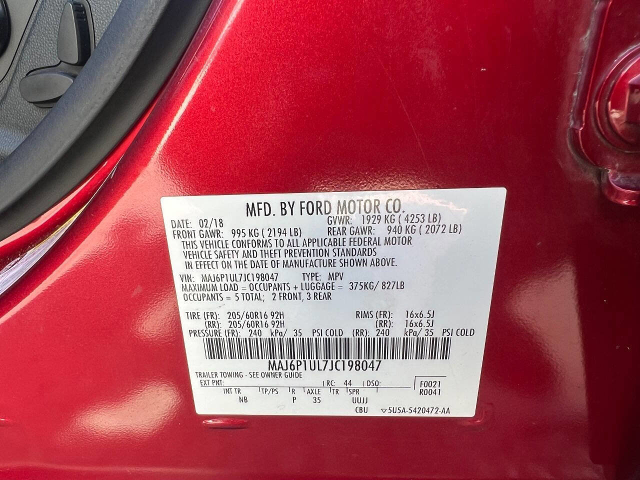 Used 2018 Ford EcoSport SE AWD/4WD image 28