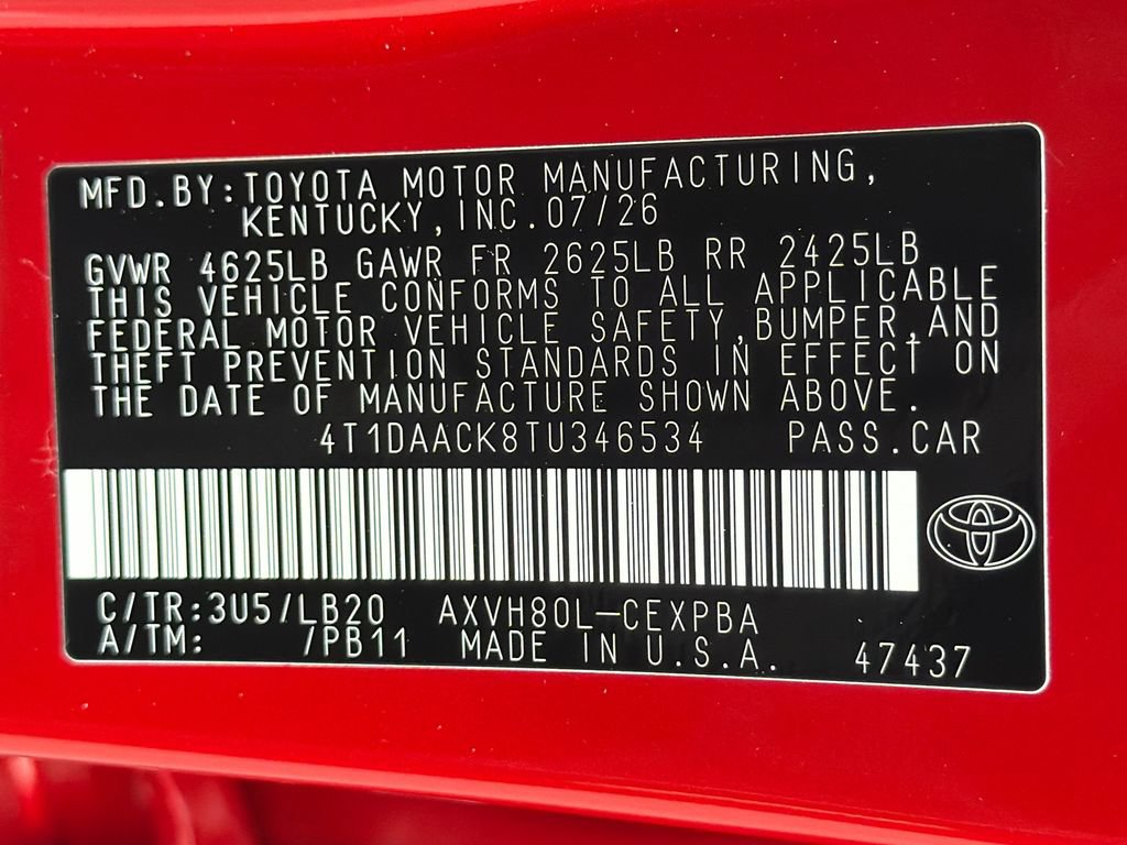 New 2026 Toyota Camry XSE w/ Premium Plus Package FWD image 38