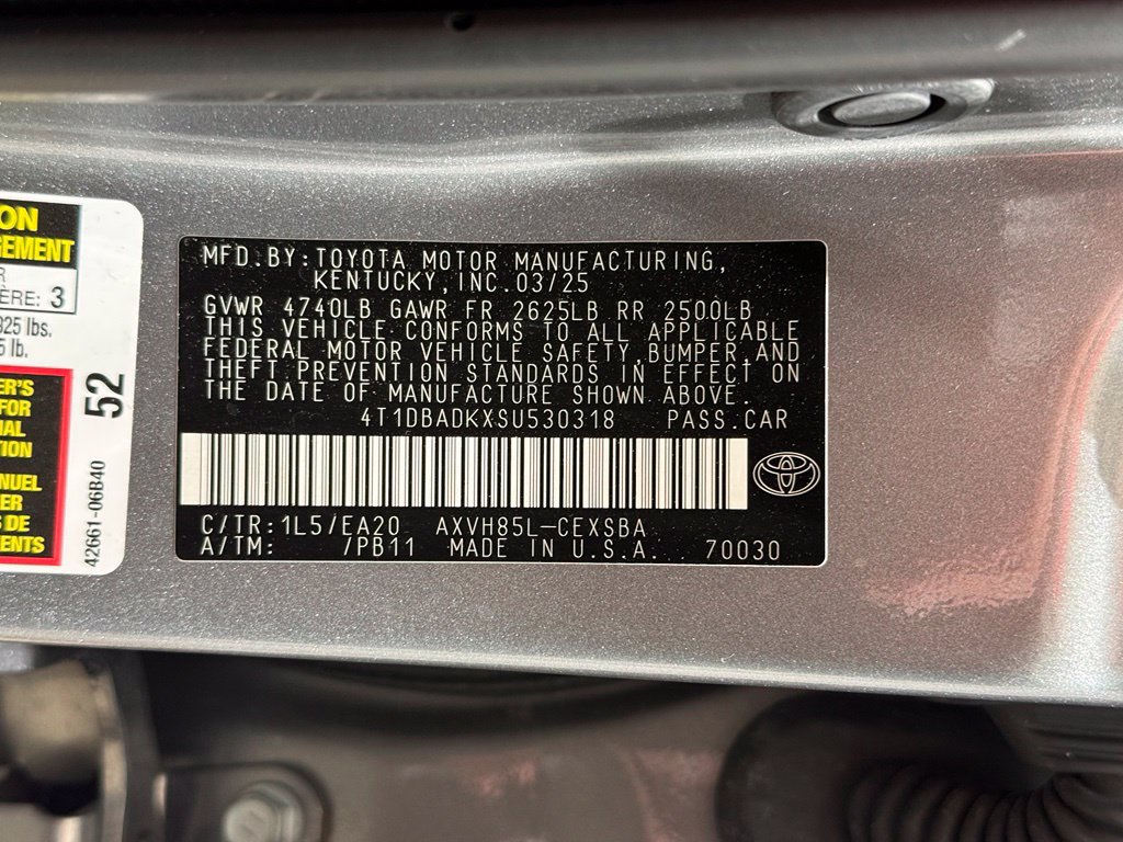 Used 2025 Toyota Camry SE w/ Convenience Package AWD/4WD image 29