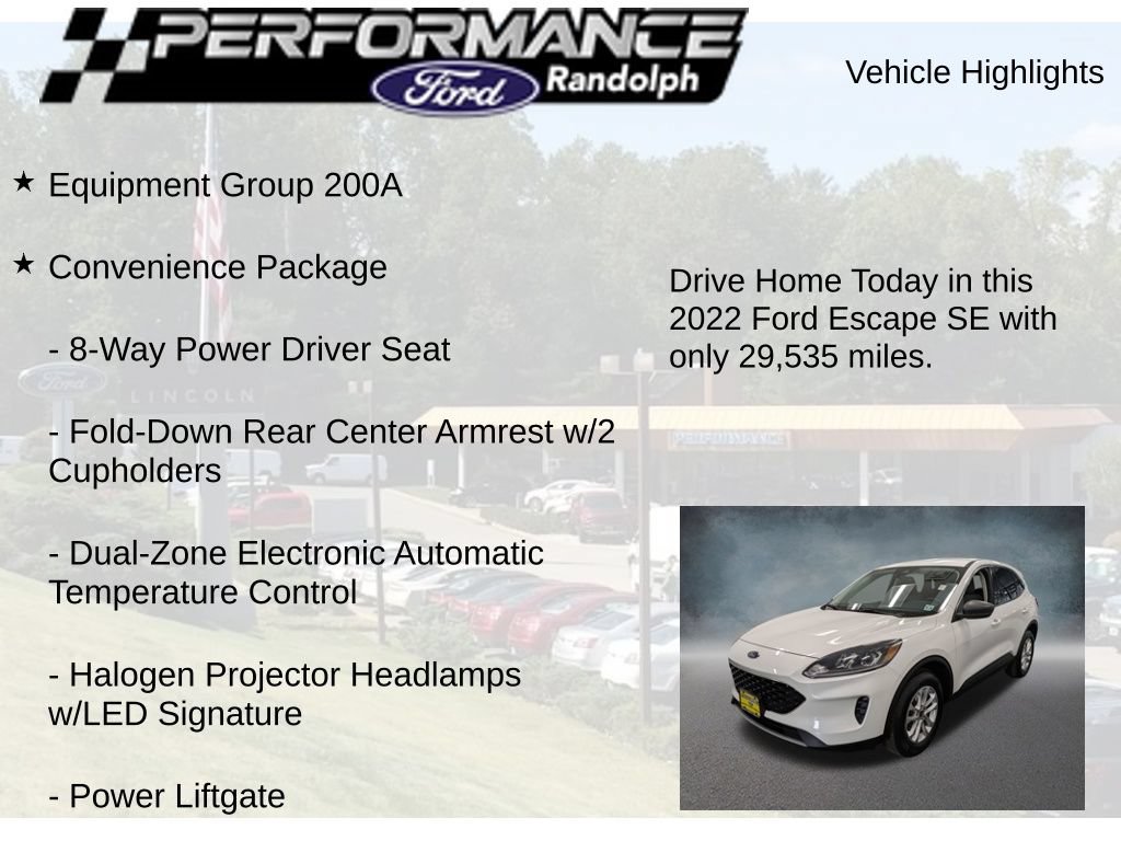 Used 2022 Ford Escape SE w/ Convenience Package AWD/4WD image 9