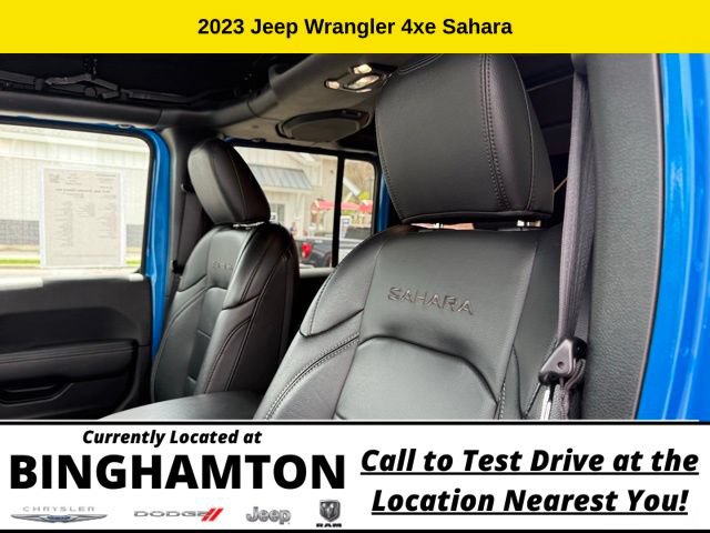 Used 2023 Jeep Wrangler Unlimited Sahara w/ Cold Weather Group AWD/4WD image 13