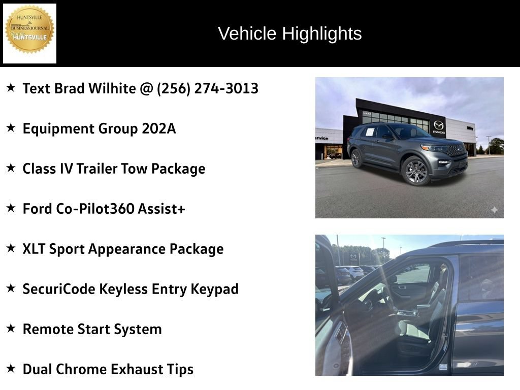 Used 2024 Ford Explorer XLT w/ Equipment Group 202A AWD/4WD image 6