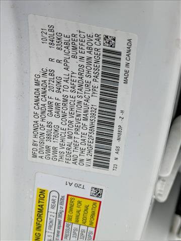 Used 2022 Honda Civic Sport image 20