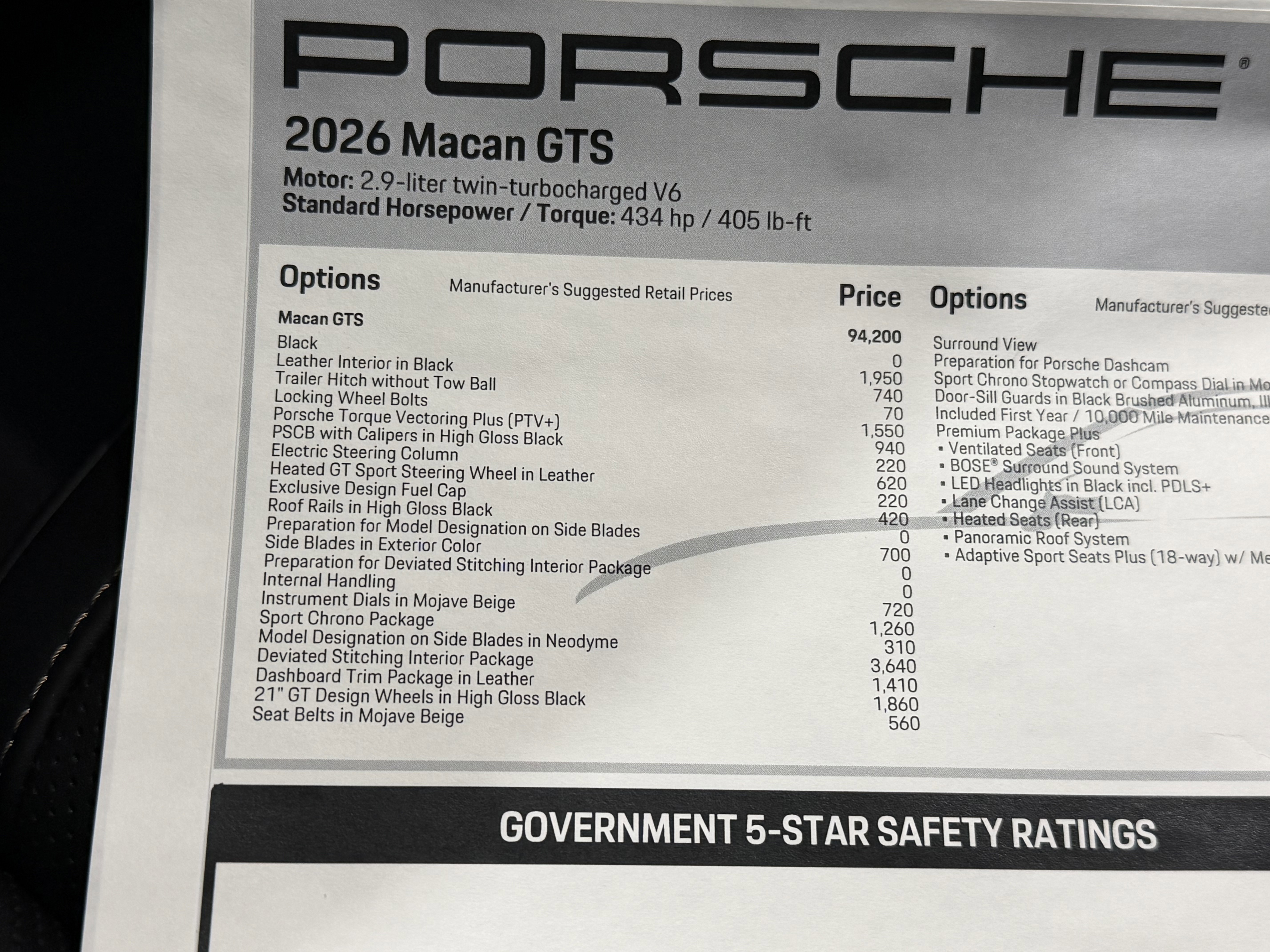 New 2026 Porsche Macan GTS image 64