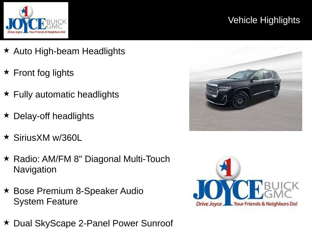 Certified 2023 GMC Acadia Denali w/ Black Diamond Edition image 11