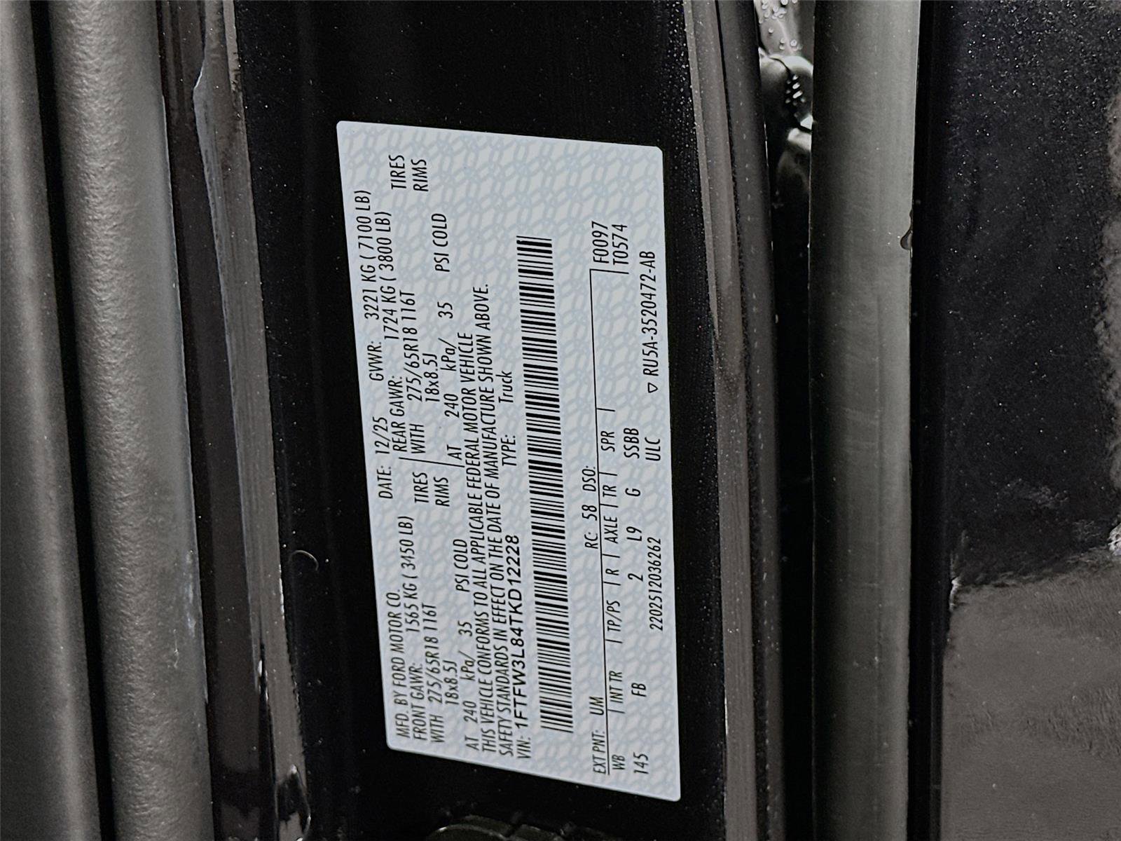 New 2026 Ford F150 XLT w/ Equipment Group 302A MID image 31