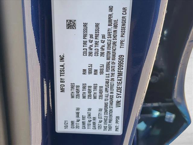Used 2021 Tesla Model 3 Standard Range Plus image 26