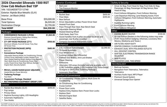 New 2026 Chevrolet Silverado 1500 RST w/ Convenience Package II video 4