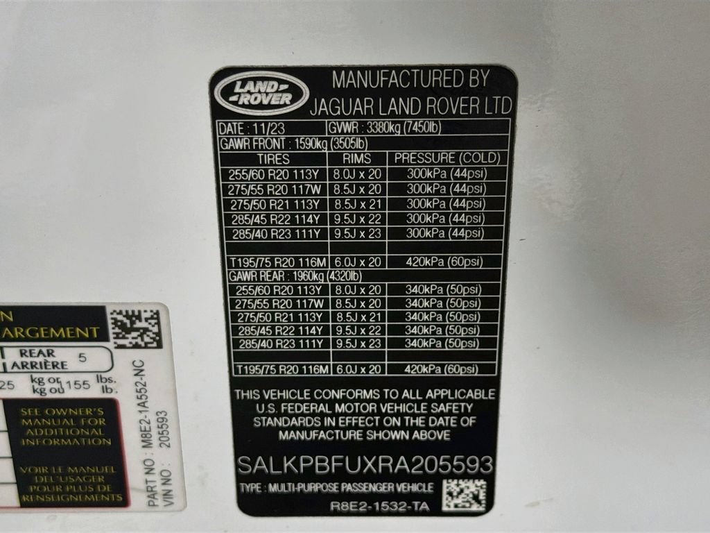 Certified 2024 Land Rover Range Rover Long Wheelbase SE AWD/4WD image 34