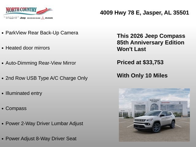 New 2026 Jeep Compass Latitude AWD/4WD image 23