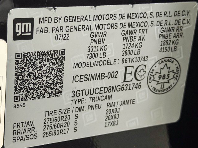 Used 2022 GMC Sierra 1500 Elevation w/ Max Trailering Package image 45