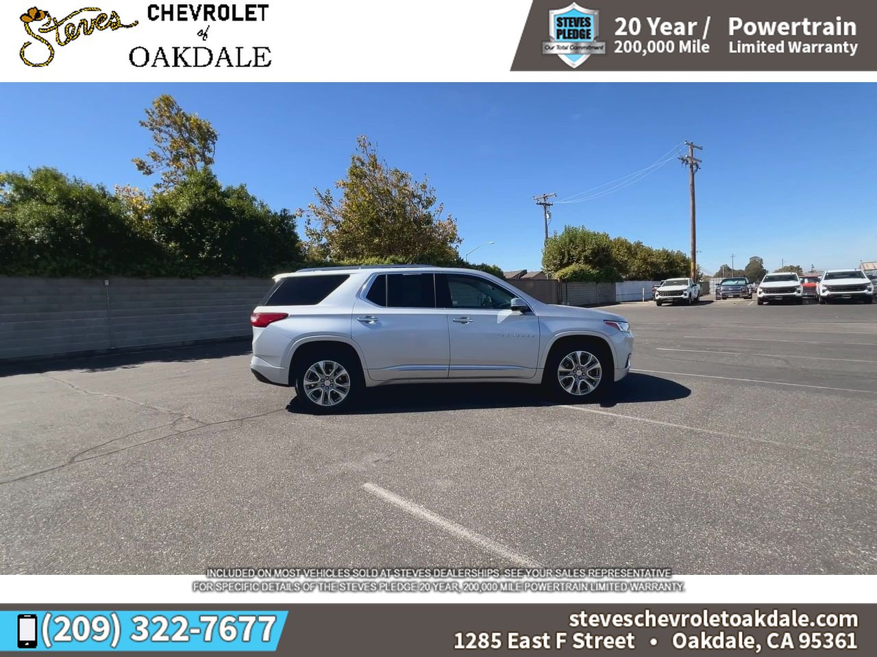 Certified 2021 Chevrolet Traverse Premier w/ LPO, Cargo Package AWD/4WD image 13