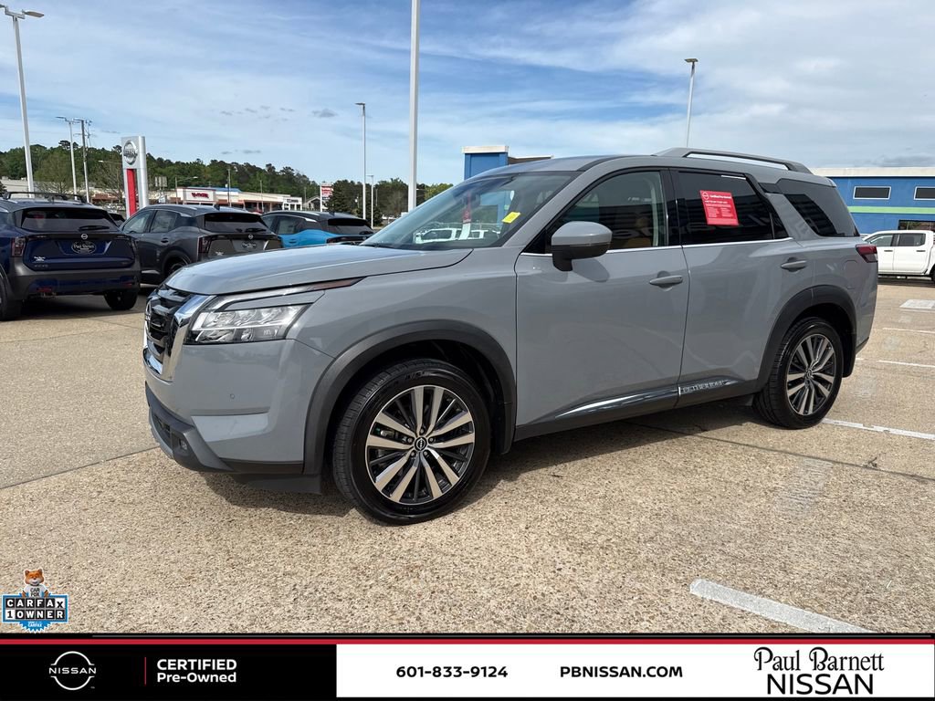 Certified 2022 Nissan Pathfinder Platinum w/ Cargo Package image 2