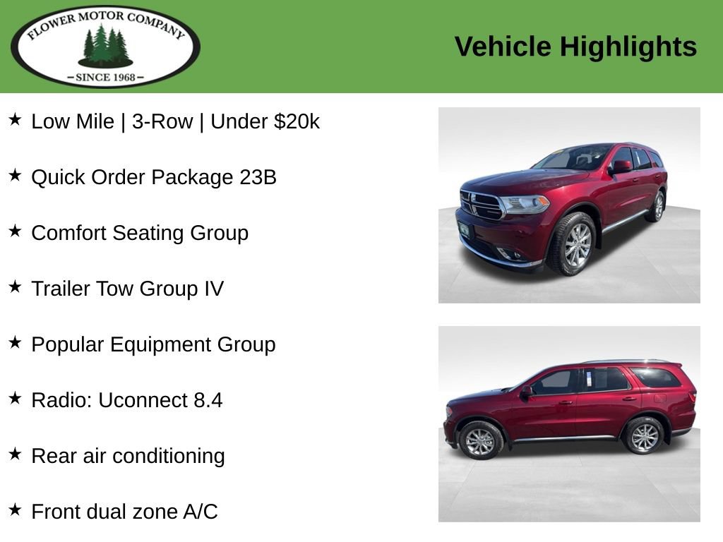 Used 2016 Dodge Durango SXT w/ Quick Order Package 23B AWD/4WD image 5
