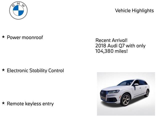 Used 2018 Audi Q7 3.0T AWD/4WD image 3