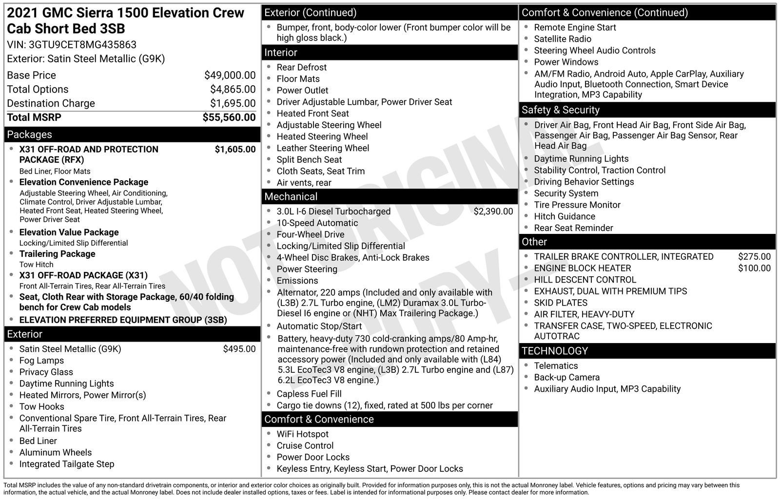 Used 2021 GMC Sierra 1500 Elevation AWD/4WD image 29