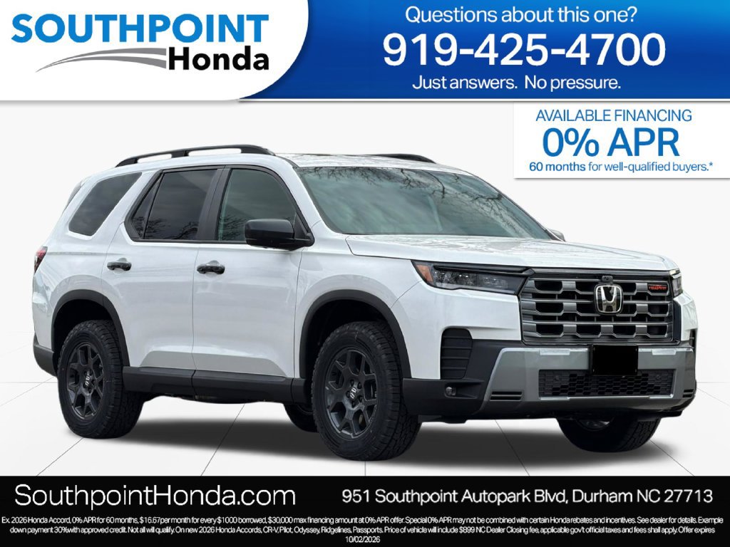 New 2026 Honda Pilot TrailSport image 1