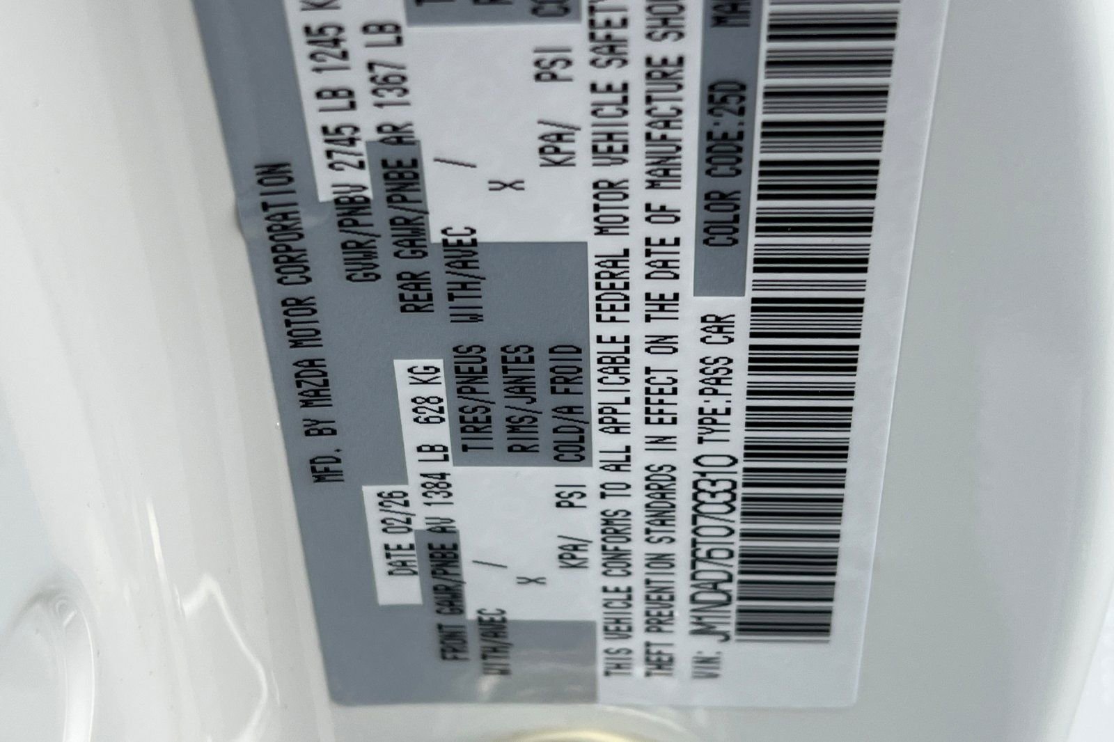 New 2026 MAZDA MX-5 Miata Grand Touring w/ Weather Package image 19