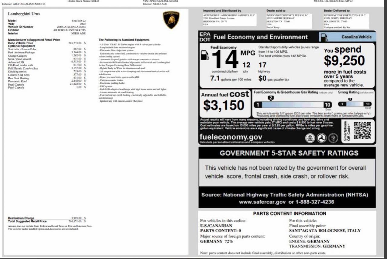 Used 2022 Lamborghini Urus image 23