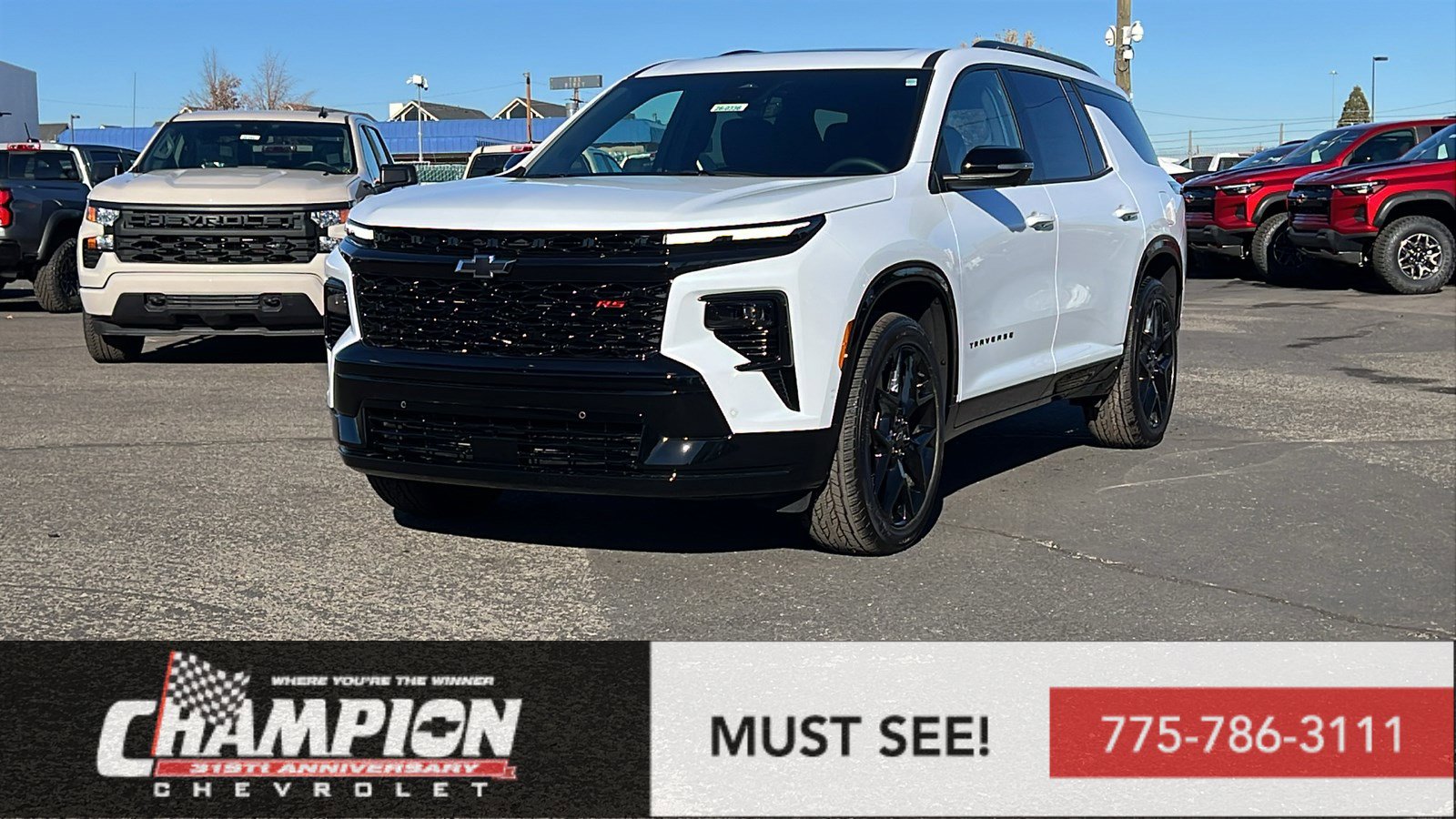 New 2026 Chevrolet Traverse RS w/ LPO, Floor Liner Package image 1