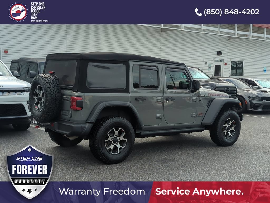 Used 2021 Jeep Wrangler Unlimited Rubicon w/ LED Lighting Group AWD/4WD image 6