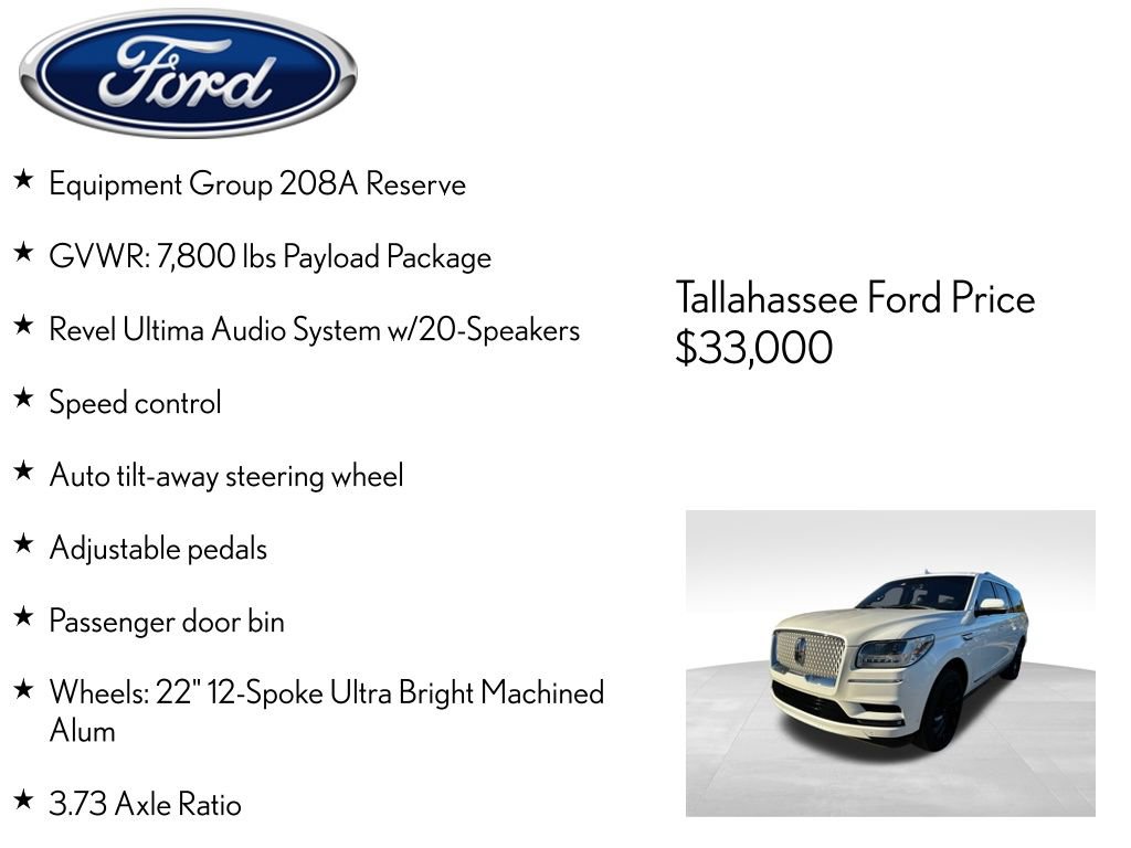 Used 2020 Lincoln Navigator L Reserve w/ Equipment Group 208A Reserve image 7