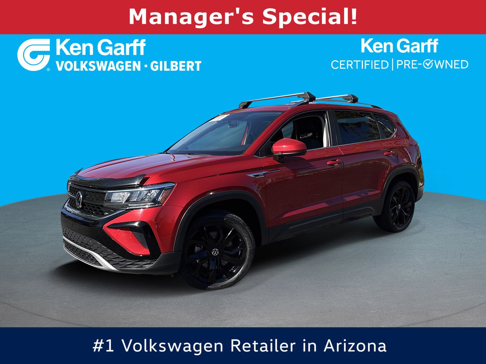 Used 2022 Volkswagen Taos SE FWD image 1